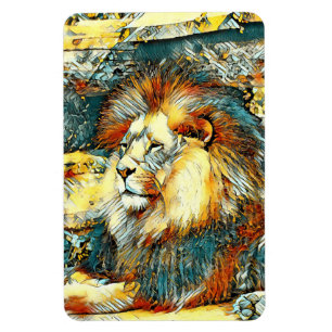 AnimalArt_Lion_033 Magnet