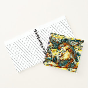 AnimalArt_Lion_033 Notizblock