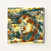 AnimalArt_Lion_033 Notizblock (Rückseite)