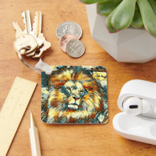 AnimalArt_Lion_07 Schlüsselanhänger