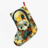 AnimalArt_Panda_006 Großer Weihnachtsstrumpf (Rückseite (Hängend))