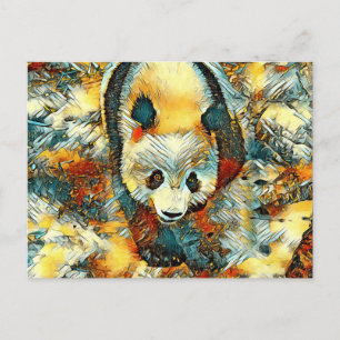 AnimalArt_Panda_006 Postkarte