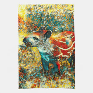 AnimalArt_Tapir_001 Geschirrtuch