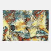 AnimalArt_Wolf_003 Geschirrtuch (Horizontal)