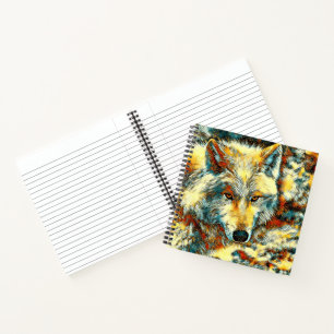 AnimalArt_Wolf_003 Notizblock