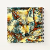 AnimalArt_Wolf_003 Notizblock (Rückseite)