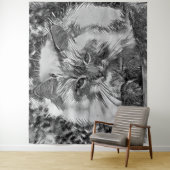 AnimalArtBW_Cat_07 Wandteppich (Beispiel)