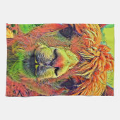 AnimalColor_Alpaca_003 Geschirrtuch (Horizontal)