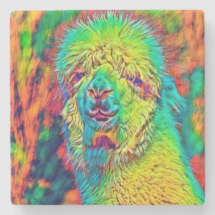 AnimalColor_Alpaka_005 Steinuntersetzer