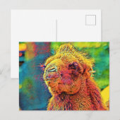 AnimalColor_Camel_07 Postkarte (Vorne/Hinten)