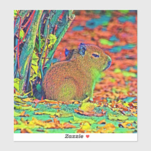 AnimalColor_Capybara_001 Aufkleber