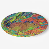 AnimalColor_Capybara_001 Pappteller (Schrägansicht)