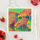 AnimalColor_Capybara_004 Serviette (Beispiel)