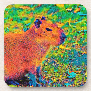 AnimalColor_Capybara_010 Getränkeuntersetzer