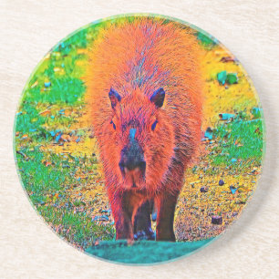 AnimalColor_Capybara_011 Getränkeuntersetzer