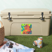 AnimalColor_Cat_005 Aufkleber (Kühler)