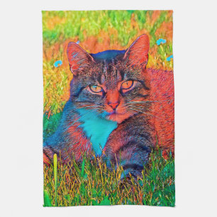 AnimalColor_Cat_008 Geschirrtuch
