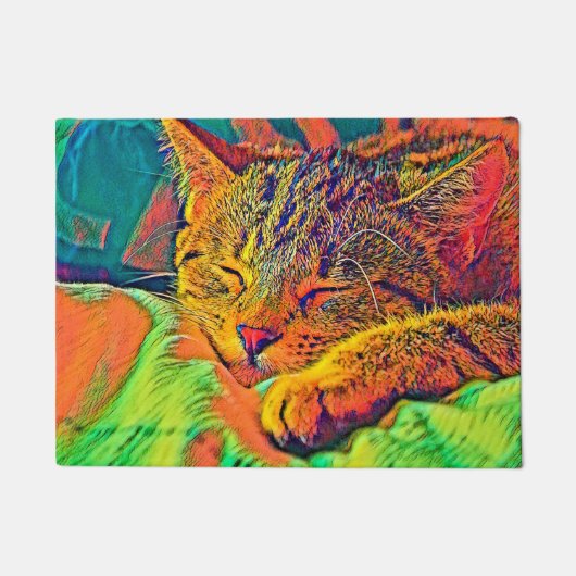 AnimalColor_Cat_07 Fußmatte (Vorderseite)