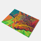 AnimalColor_Cat_07 Fußmatte (Schrägansicht)
