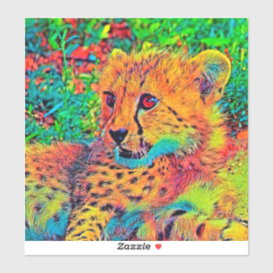AnimalColor_Cheetah_022 Aufkleber
