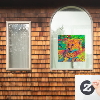 AnimalColor_Cheetah_022 Fensteraufkleber