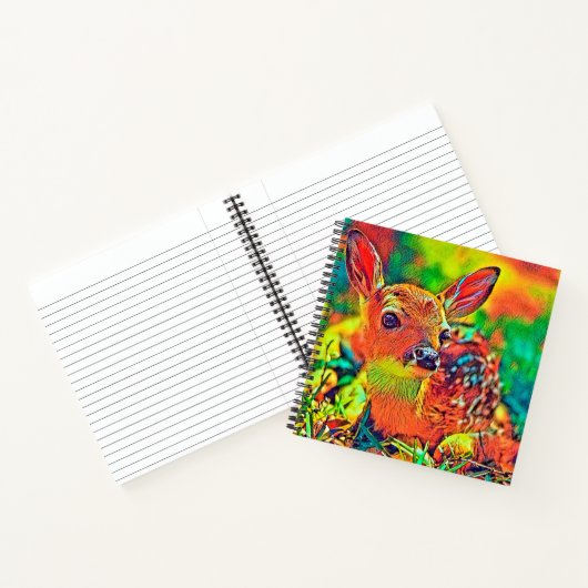 AnimalColor_Deer_002 Notizblock (Innenseite)
