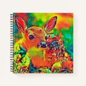 AnimalColor_Deer_002 Notizblock (Vorderseite)