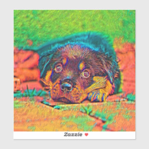 AnimalColor_Dog_002 Aufkleber