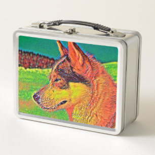 AnimalColor_Dog_039 Metall Brotdose