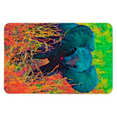 AnimalColor_Elephant_002 Magnet (Horizontal)