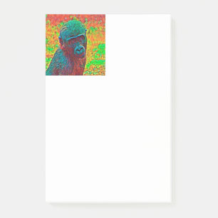 AnimalColor_Gorilla_001 Post-it Klebezettel
