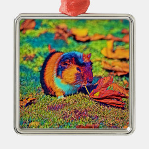 AnimalColor_Guineapig_001_by_JAMColors Ornament Aus Metall