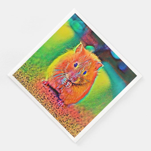 AnimalColor_Hamster_001_by_JAMColors Serviette (Ecke)