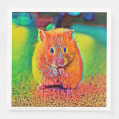 AnimalColor_Hamster_001_by_JAMColors Serviette (Vorderseite)