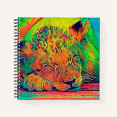 AnimalColor_Lion_002 Notizblock (Vorderseite)