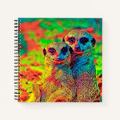 AnimalColor_Meerkat_002 Notizblock (Vorderseite)