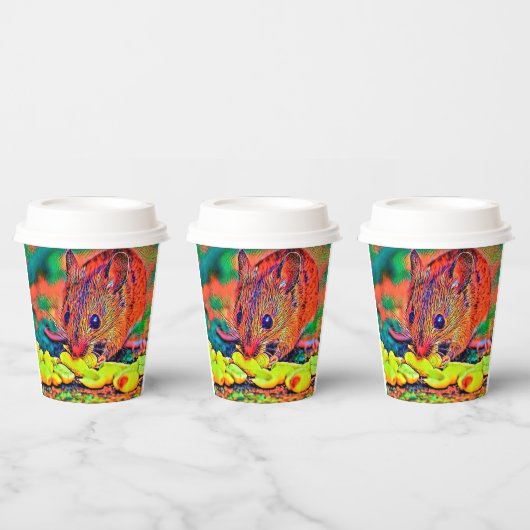 AnimalColor_Mouse_001 Pappbecher (Multi)