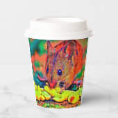 AnimalColor_Mouse_001 Pappbecher (Vorderseite)