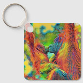 AnimalColor_OrangUtan_013 Schlüsselanhänger (Vorderseite)
