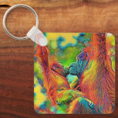 AnimalColor_OrangUtan_013 Schlüsselanhänger (Vorderseite)