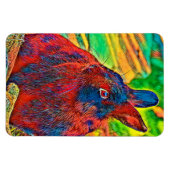 AnimalColor_Rabbit_001 Magnet (Horizontal)