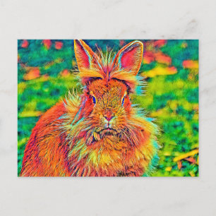 AnimalColor_Rabbit_004 Postkarte