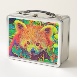 AnimalColor_RedPanda_001 Metall Brotdose