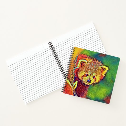AnimalColor_RedPanda_016 Notizblock (Innenseite)