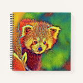 AnimalColor_RedPanda_016 Notizblock (Vorderseite)