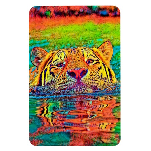 AnimalColor_Tiger_001 Magnet (Vertikal)