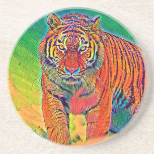 AnimalColor_Tiger_005 Getränkeuntersetzer