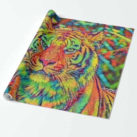 AnimalColor_Tiger_027_by_JAMColors Geschenkpapier (Ungerollt)