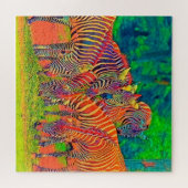 AnimalColor_Zebra_002 Puzzle (Horizontal)