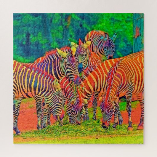 AnimalColor_Zebra_002 Puzzle (Vertikal)
